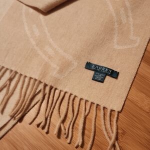 Ralph Lauren Wool Equestrian Scarf